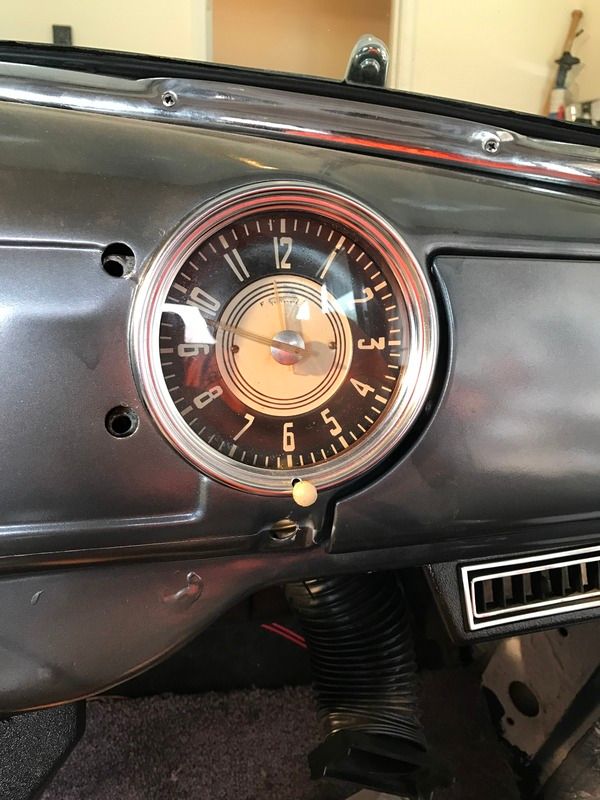 Wind up dash clock Vintage Chevrolet Club Discussion Forum